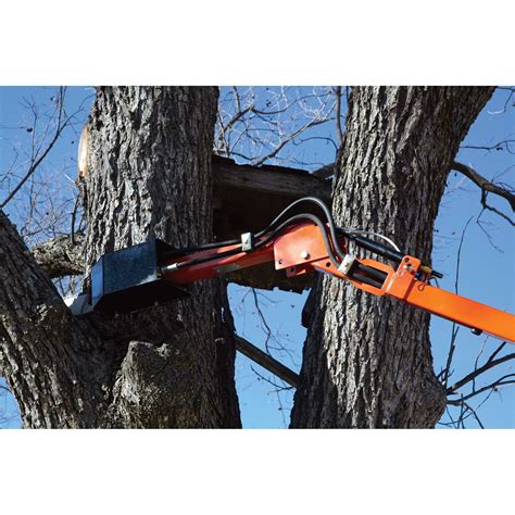 chainsaw for skid steer|hydraulic chainsaw for bucket truck.